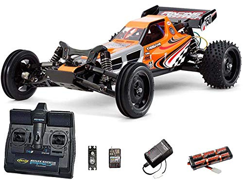 Tamiya RC 58628 Racing Fighter DT-03 1:10 Standard Stick Radio Bundle