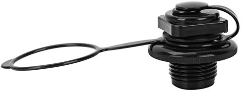 Vbestlife 23,9 mm aufblasbares Fischerboot-Luftventil, schwarzer Kunststoff-Schlauchboot-Luftventil-Ersatz für Fischerboot-Zubehör
