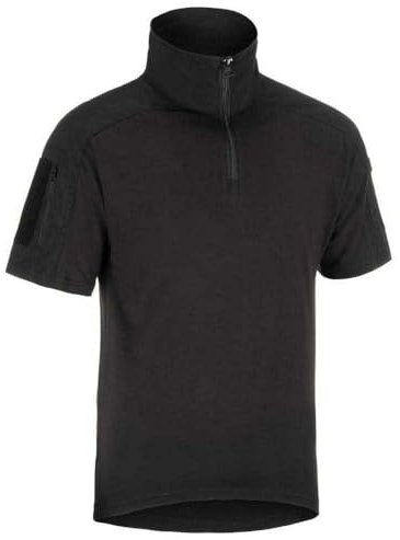 Invader Gear UBACS Combat Shirt, kurzärmelig, Airsoft, Armee-Stil, Schwarz