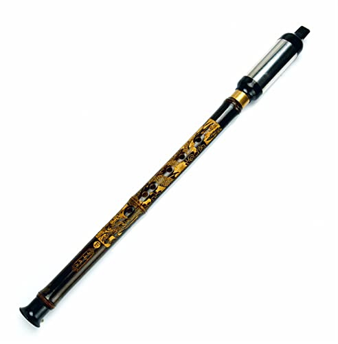 Chinesische Querflöten G/f. Key Flute Bawu Bambus chinesische traditionelle traditionelle vertikale Flauta Handgemachtes Musikinstrument for Anfänger und Musikliebhaber (Color : F key)
