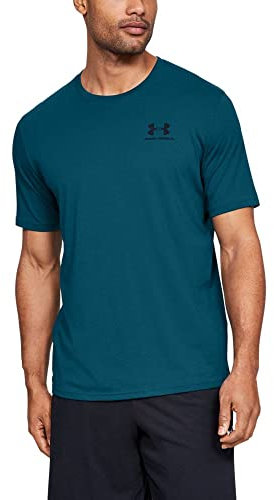 Under Armour Sportstyle T-Shirt à Manches Courtes sur la Poitrine Gauche Homme, Vert, S