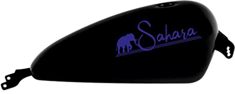 DualColorStampe Aufkleber kompatibel mit Harley-Davidson Elefanti Sahara Tank DX-SX Sticker Moto Motorbike COD.M0231 (blau 49)