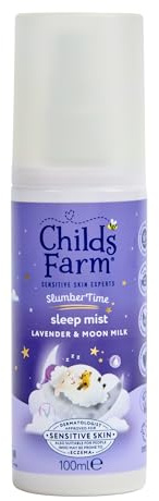 Childs Farm SlumberTime Sleep Mist, Calming Lavender & Moon Milk | Suitable for Dry, Sensitive Skin, 100ml