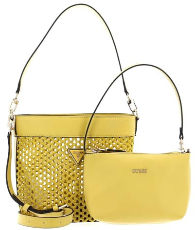 GUESS Vikky Drawstring Bucket Yellow