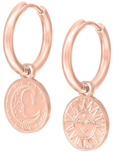 Wildcat Ohrringe - Little Sun Moon Hoops | Chirurgenstahl 316L - hautverträglich, langlebig, wasserfest