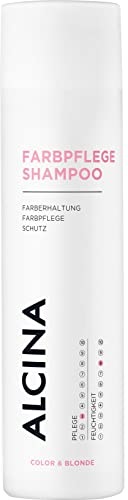 ALCINA Farbpflege-Shampoo | 1 x 250 ml | für coloriertes Haar | für blondiertes Haar | zur Farberhaltung