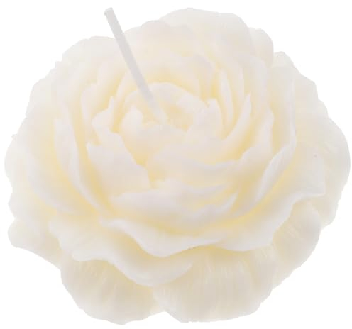 ABOOFAN Pfingstrose Blumenkerze Süße Kerzen Zur Geburtstagsfeier Hawaiianische Partykerzen Designer- Partyartikel Mini- Paraffin Weiß Kleine Kerze Kaktus