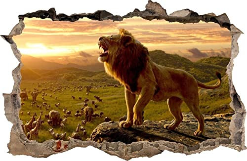 Wandtattoo Rissig DIY Fototapete Animal WANDAUFKLEBER Loch In Der Wand Wandtattoo 60x90CM