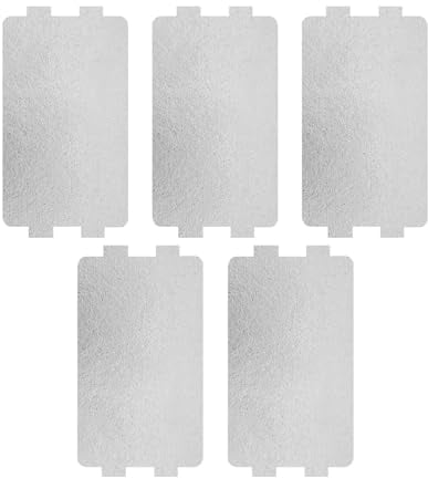 Rumyve 5pcs Universal Mica Sheet Waveguide Cover,Microwave Mica Sheet,Microwave Waveguide Cover Replacement,Common Microwave Parts for All Microwave Ovens