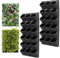 CEIEVER Wall Planting Pot, Hanging Planter Bags 36Pcs Self Watering Vertical Pocket Garden Wall Easy Installation Planter Outdoor Hanging Vertical Living Green Wall for Indoor/Outdoor/Balcony