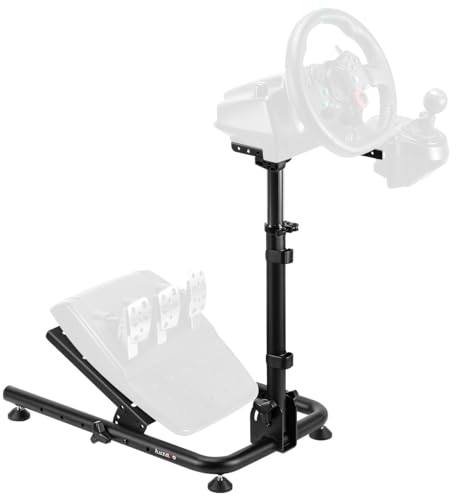 huzaro Speed 2.0 | Lenkradständer Racing Wheel Stand Racing Ständer | Geeignet u.a. für Logitech G25 G27 G29 G920 G920 GT500 Fanatec V9 V900 V3 F1 Thrustmaster T300RS T300GT T500RS TGT TS-PC | Faltbar