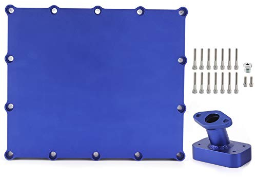 Kuuleyn Motorrad-Ölwannen-Kit, Ölwannen-Kit mit niedrigem Abschnitt, Aluminiumlegierung, mit Montagezubehör, passend für Suzuki GSXR750 / GSXR600 / GSXR1000 (Blue)
