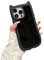Rokmym Hülle Kompatibel mit iPhone 11,Matt Case mit Niedliche 3D Cartoon Katzenohren Design Schutzhülle TPU Bumper Cover Anti-Kratzer Stoßfeste Hülle für iPhone 11,Mattschwarz
