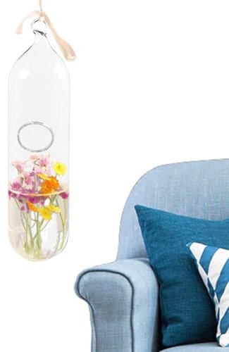 Tubes de propagation des , mural, hydroponique, vase mural unique, flexible, en verre, résistant aux chocs, pour le salon, le bureau, le couloir