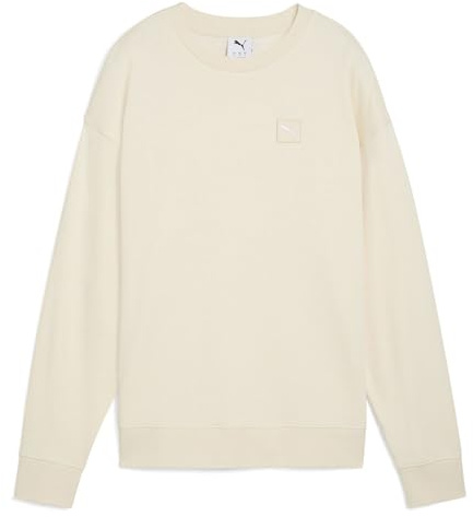 PUMA Mädchen Elevated Comfort Crew Fl Sweatshirt, Ohne Farbstoff, 158 EU