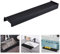 iAnomla Protector De Borde De Fregadero De Silicona, 20 51 cm, Cubierta Protectora Contra Salpicaduras Para Fregadero De Cocina Con Ventosa, Plegable, Protector De Encimera De Fregadero, Negro