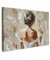 MuchoWow© Impression sur Toile Decoration Murale Peinture 120x80 cm Tableaux Art Décoratif Muraux Décoration Chambre Femme - Peinture - Abstrait - Beige - Moderne