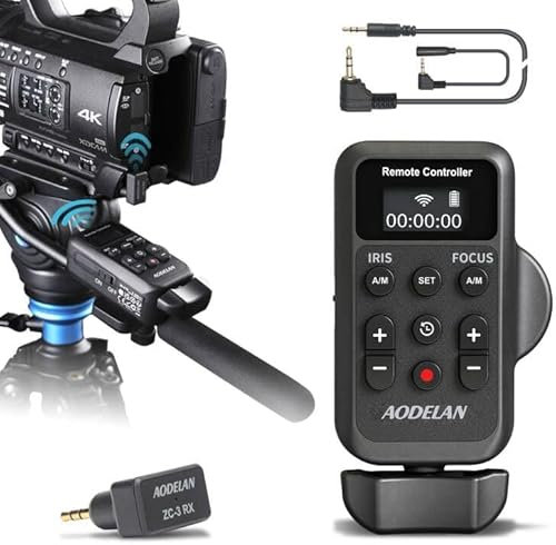 Wireless LANC Remote for Sony & Canon Camcorders, Zoom/Focus/Record, Compatible with Canon HF G50 G60 G70 XA11 XA50 Sony PXW Z90 FS5 FS7