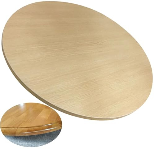 BGBZHMMEE 60cm 70cm 80cm 90cm 100cm Lazy Susan Drehteller Holz, 360 ° Drehbar Tischplatte Drehplatte, Große Runder Serviertablett, Tisch-Servierplatte(Wood,100cm/40in)