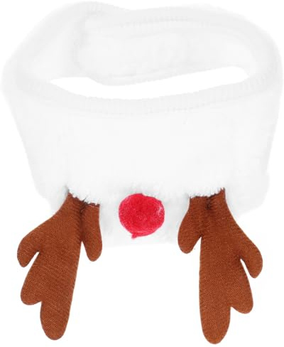 KOMBIUDA Weihnachtsmütze für Haustiere Haustierkopfschmuck Bequemer Kleine Tiere