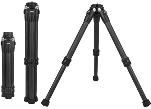 GleeGrow mini Carbon Fiber Tripod,Small Table tripods for insta360 X5 X4 X3 X2 for DJI osmo Camera for Gimbal, Microphone, LED Light (Black)