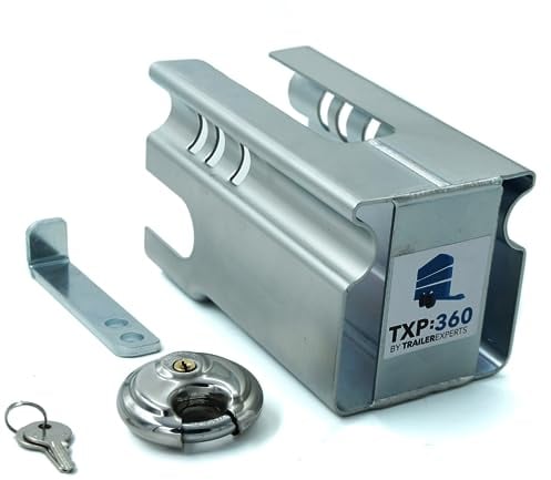 TXP:360 Safety Box Diebstahlsicherung mit Vorhangschloss Diskusschloss Top Sicherung für Anhänger