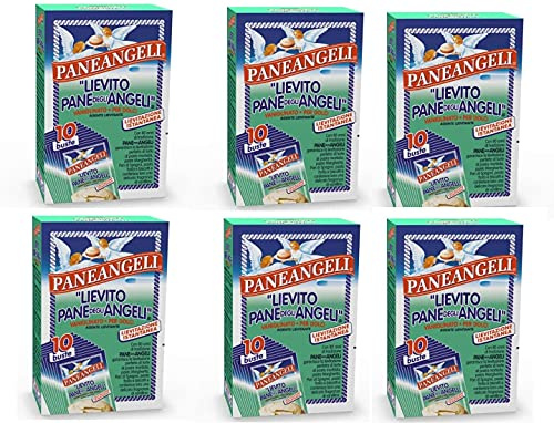 6x Paneangeli lievito vanigliato Sauerteig Vanille hefe aus italien 10 Beutel