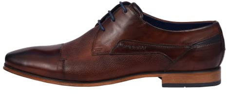 bugatti Herren Businessschuhe, Männer Business Schnürer,lace-up Shoes,Low-tie,schnürschuhe,Anzugschuhe,Derby schnürung,braun (6000),42 EU / 7.5 UK