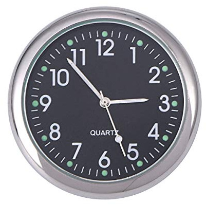 Car Dashboard Clock Auto Elektronische Nachtleuchtende Uhr (Schwarz)