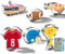 TINGSING Football Cookie Cutter 6 Pieces Set, Football, Jersey, Helmet, Whistle, Sneaker, Trophy Cup, Biscuits Fondant Molds, Stainless Steel Cookie Cutters for Birthday Party Baking Supplies