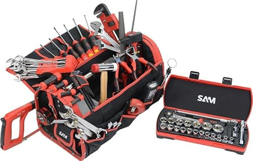 Caisse Textile 39 Litres Avec Composition Chauffagiste - Sam Outillage