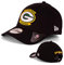New Era Caps - Baseball Cap Kappe Muetze - Limiterte Designs - MLB NBA NFL - Yankees Lakers Bulls Raiders Chiefs Dodgers Seahawks Sox 49ers (Green Bay Packers Black V1)