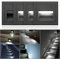 Led Treppenbeleuchtung außen innen Kaltweiß 3W-4er Treppenlicht Led 230V LED Treppenbeleuchtung Wandleuchte Aluminium Wasserdicht IP65 Treppenbeleuchtung Innen Außen Stufenlicht Treppe