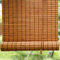 Bambusrollo Seitenzug Fenster Rollos,Sonnenschutz Bambus-Rollo,90% Lichtfilter Jalousie Rollläden,Blickdicht Bambusvorhang,Für Fenster,Pavillon,Balkon Privatsphäre Raffrollo (100x200cm/39x79in)