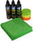 ADVANTUSE Zvizzer Politur-Sets 3X Politur á 250ml und 6X Polierpad 75mm - (75mm Medium bis Ultra Finish)