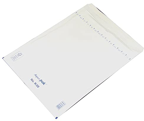 Selbstklebende Briefumschläge Mit Luftpolsterfolie OFFICE PRODUCTS HK K20 350x470mm/370x480mm 10 St Weiß / / Typ-Selbstklebende Luftpolsterfolie/Art-HK/Farbe-Weiß/Format-K20