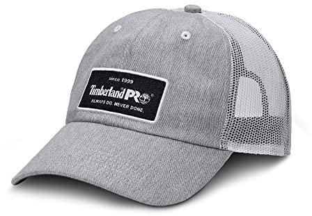Timberland Unisex-Erwachsene A.d.n.d. Low Profile Cap Trucker-Kappe, Anthrazit/Weiß, Einheitsgröße