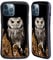 Head Case Designs White-Faced Owl Wildlife Hybrid Case Compatible With Apple iPhone 13 Pro Max