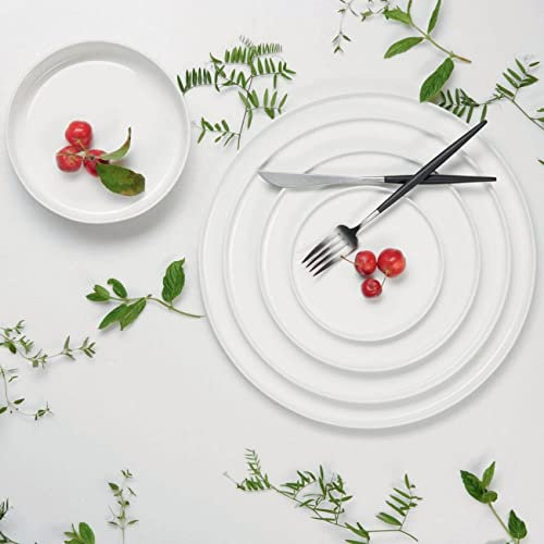 Assiette à dessert porcelaine blanche - L 21 cm - Oco