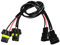 HUIQIAODS H11 H8 Keramik Kabelbaum Weiblicher Adapter Buchsenstecker für Nebelscheinwerfer Scheinwerfer (9006 9005 HB3 HB4 Stecker und Buchse)