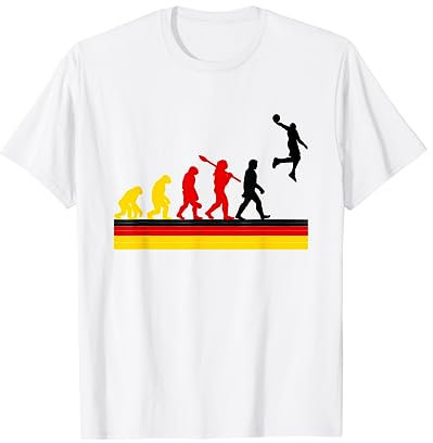 Basketball Sport Evolution Deutschland BBall Dunk T-Shirt