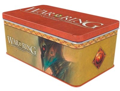 War of the Ring Second Edition: Kartenbox und Hüllen (Witch-King Edition) - Ares Games geprägte Dose - robust & robust - kompatibel mit War of the Ring 2E