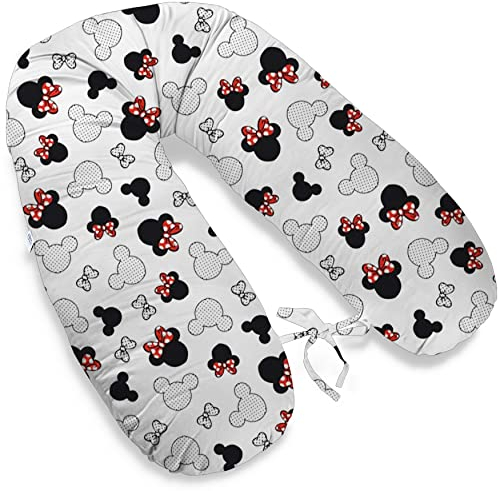 ekm trade 170cm XXL Typ I Stillkissen mit abnehmbarem Bezug Schwangerschaftskissen Lagerungskissen Seitenschläferkissen Handmade 100% Zertifizierte Baumwolle Geräuschlos (7, Kissen + Bezug)