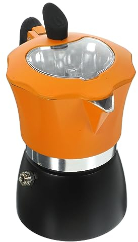 Espresso- Topf- Kaffeemaschine: Kaffeeheide- Topf Elektrischer Herd- Top- Kaffee- Topf 150Ml Einfach zu Bedienen Kaffee- Brühgerät mit 100 Kaffeefilterpapier für Zuhause