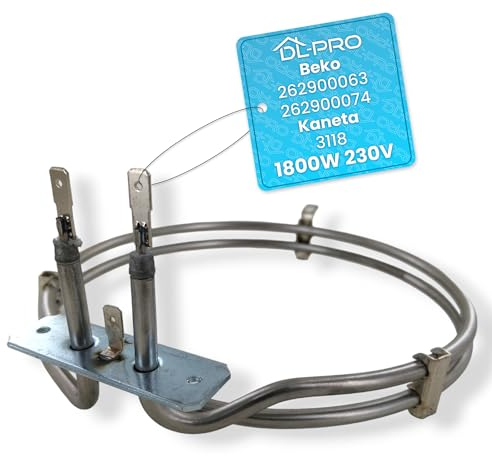 DL-pro Heizelement Heißluftheizung 1800W 230V für Beko Blomberg 262900063 262900074 Kaneta 3118 für Backofen Ofen Herd