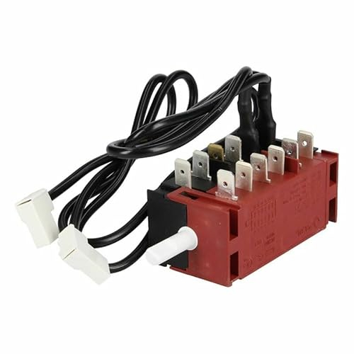 LUTH Premium Profi Parts Energiewahlschalter kompatibel mit Dometic 295202552 Gas/Elektro Mit Kabel für Zündsicherung Absorberkühlschrank