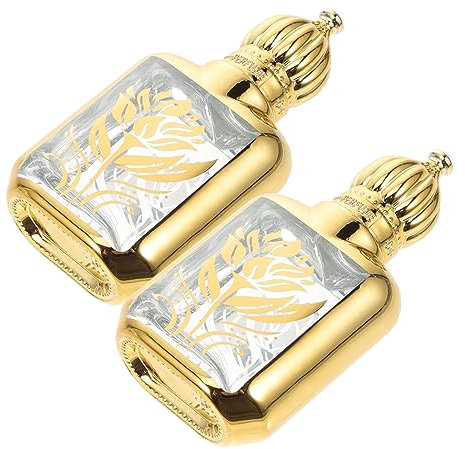 Housoutil 2pièces Bouteilles Pour Huiles Essentielles Lot De Flacons Vides Avec Bille Roulante Idéales Pour Parfums Et Soins Cosmétiques Design Élégant Et Pratique Pour Voyages