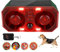 Solar Motion Sensor Alarm, Solar Sound & Strobe Light Alarm Motion Detector Dog Barking&Gunshot Sound, Say Goodbye to The Unwanted Explorers