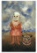 Magdalena Carmen Frida Kahlo Y Calderón Poster Girl with Death Mask (She Plays Alone) (1938), Kunstposter auf Leinwand, Gemälde, Dekor, Wanddruck, Foto, Zuhause, moderne dekorative Poster, 20 x 30