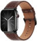 Bisikor Lederarmband Kompatibel mit Apple Watch Armband 42mm 41mm 40mm 38mm Echtes Lederband Ersatzarmband für iWatch SE Series 10 9 8 7 6 5 4 3 2 1 (Retro Braun)